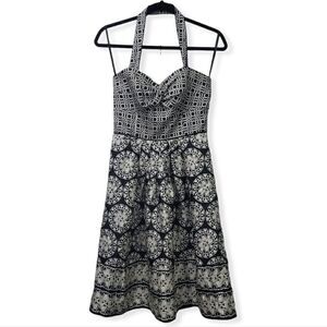 White house black market halter dress